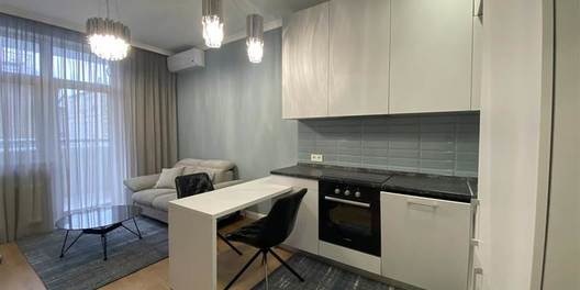 st. Spasskaya 35 Living Room Flatscreen TV, Fold-out Sofa Set, Balcony Terrace