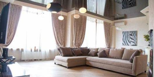 st. Zhilyanskaya 59 Master Bedroom 1 Double Bed, TV, Walk-in Closet, Interior Condition 1-2 Years Old