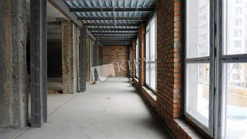 st. Dragomirova 4 B Residential Complex Novopecherskie Lipki, Interior Condition Bare Walls