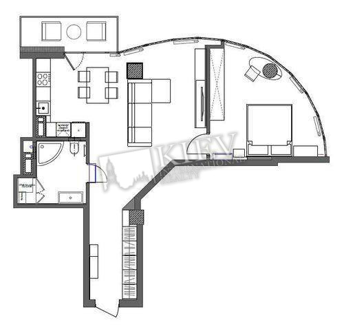 One-bedroom Apartment st. Malevicha 48 17253