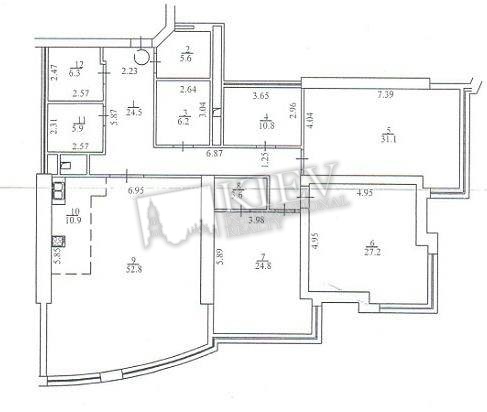 st. Klovskiy spusk 7 Interior Condition Bare Walls, Parking Underground Parking Spot (additional charge)