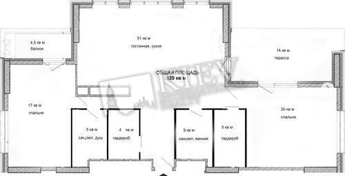 Two-bedroom Apartment st. Kudri 7 17306