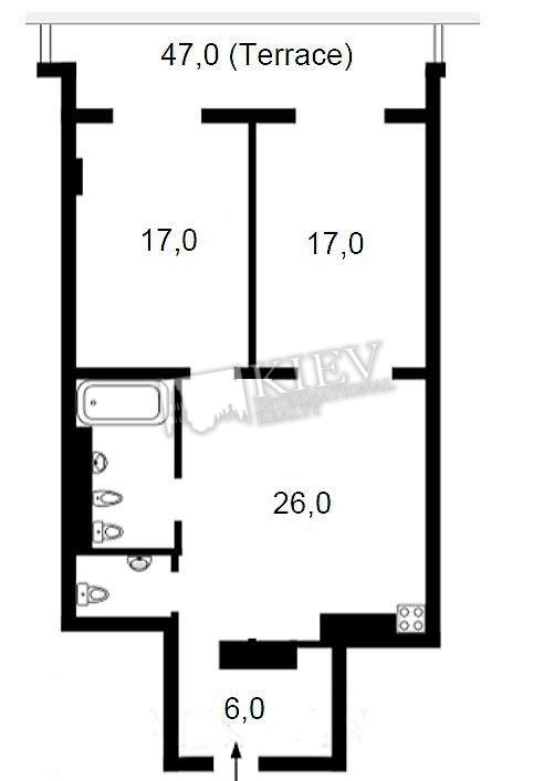 One-bedroom Apartment st. Saksaganskogo 70a 9996