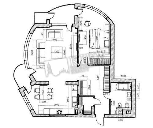 One-bedroom Apartment st. Mehanizatorov 2A 2227