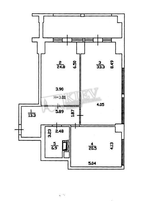 Two-bedroom Apartment st. Gorkogo 72 19163