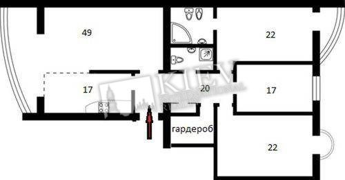 st. Turgenevskaya 45-49 Rent an Apartment in Kiev 2554