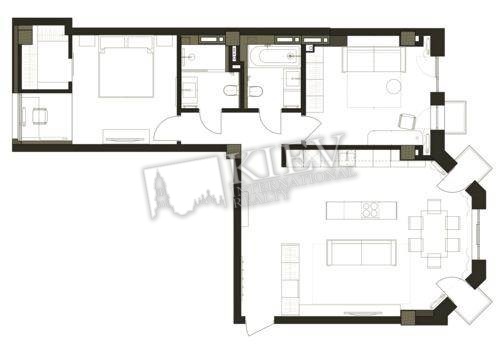 st. Malevicha 48 Interior Condition Brand New, Furniture Flexible