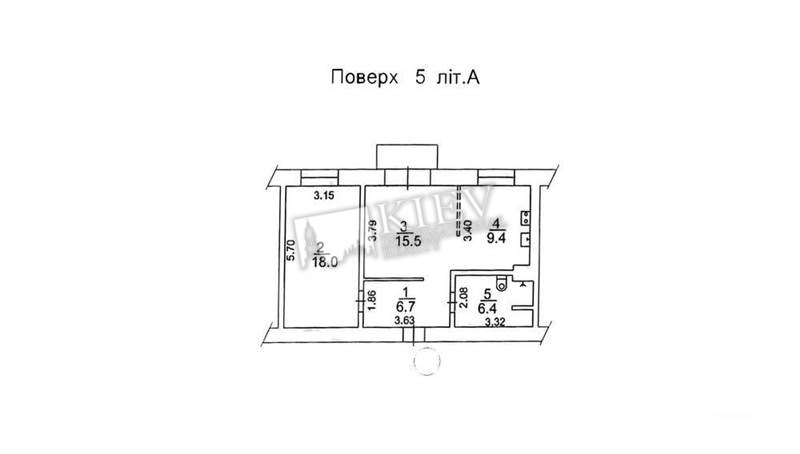 One-bedroom Apartment st. Kreschatik 17 20362