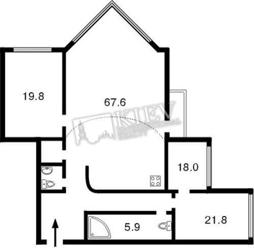 Three-bedroom Apartment st. Leskova 1A 3324