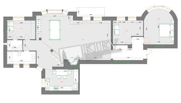 Three-bedroom Apartment st. Kostelnaya 8 4360