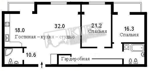 st. Kruglouniversitetskaya 3-5 Walk-in Closets One Walk-in Closet, Elevator Yes